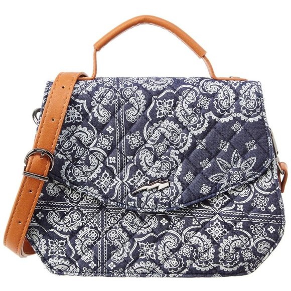 NWT Sam Edelman Paisley Quilted Crossbody Satchel - Picture 6 of 6
